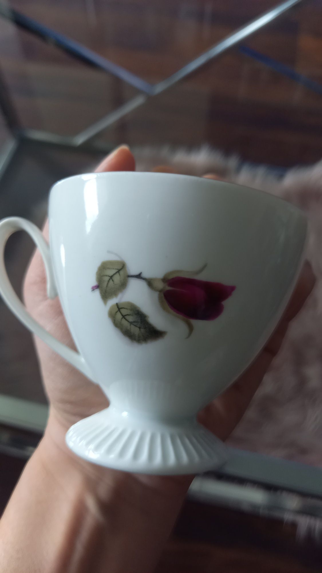 Filiżanka Chodzież róża Regina porcelana