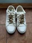 Sneakersy Twinset - 221TCP200 Bianco Ottico, na płaskiej podeszwie