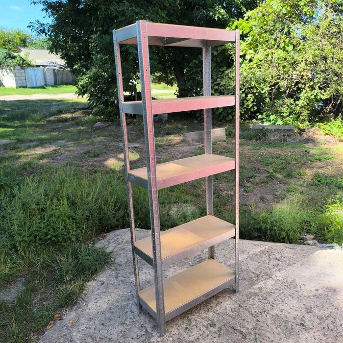 Металевий стелаж оцинкований стелаж в гараж , Стелаж в погріб стелажі
