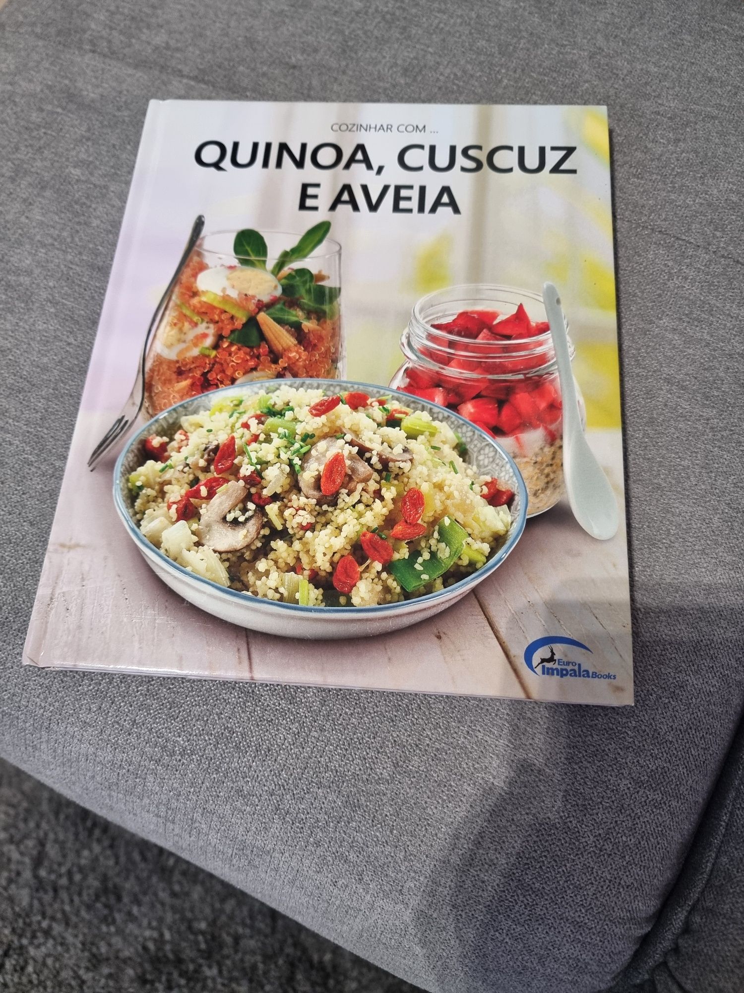 Livro Cozinhar com Quinoa, Cuscuz e Aveia