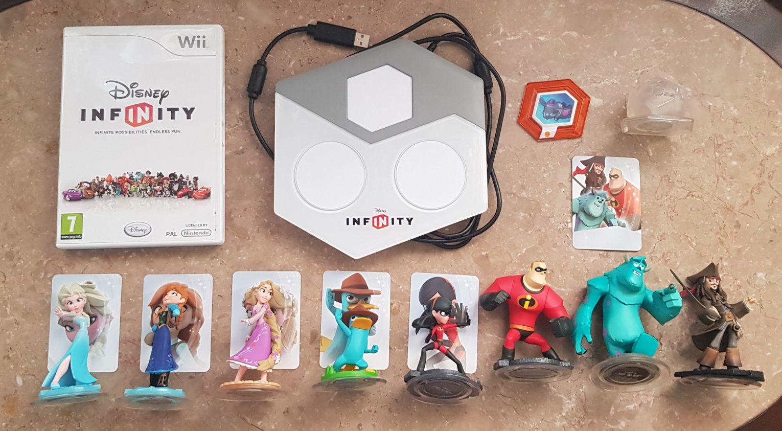 Conjunto Jogo Disney Infinity Wii