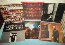 6 LPs. Talking Heads, Leonard Cohen, U2, Teardrop Explodes, etc