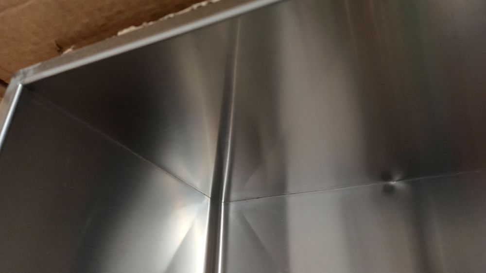 Zlewozmywak stalowy SMEG VSTQ72-2 nowy, uszkodzony