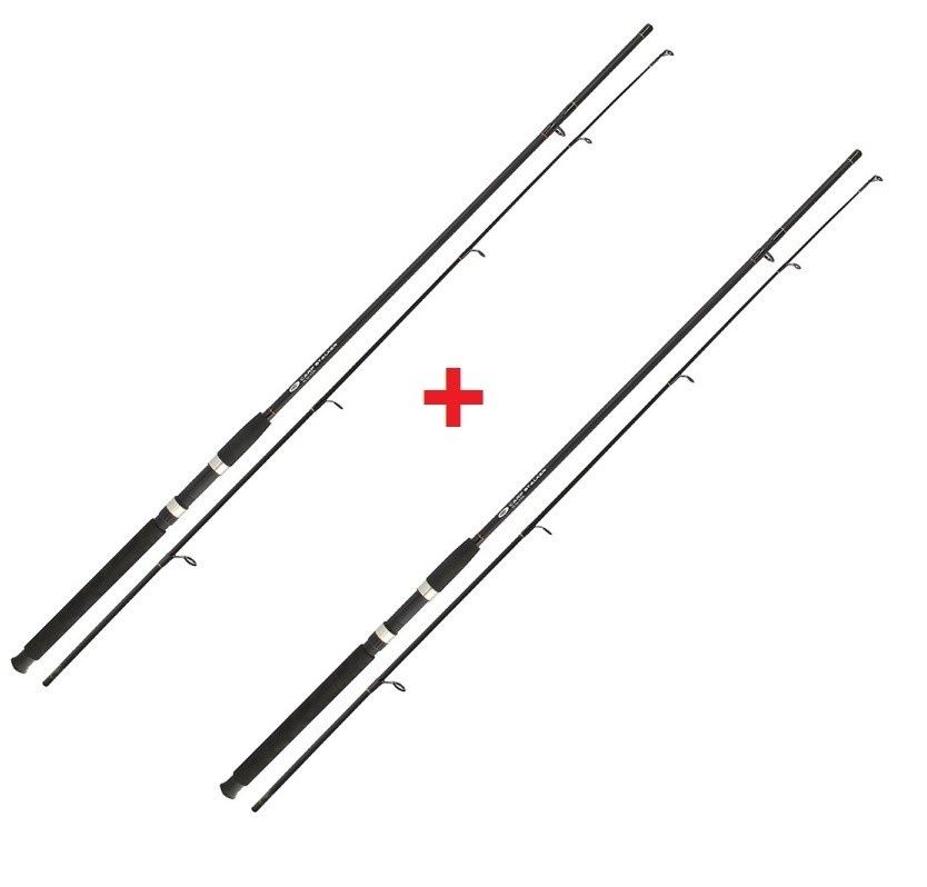 NGT Wędka karpiowa Carp Stalker 8 stóp / 2 szt Czarna 1 + 1 GRATIS!