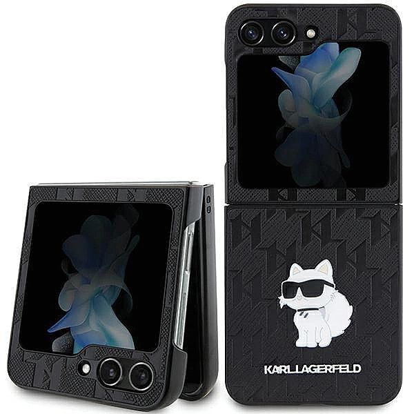 Etui Karl Lagerfeld Saffiano Monogram Choupette Pin na Samsung Galaxy