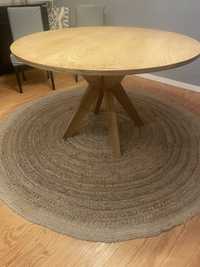 Mesa de jantar redonda madeira de qualidade