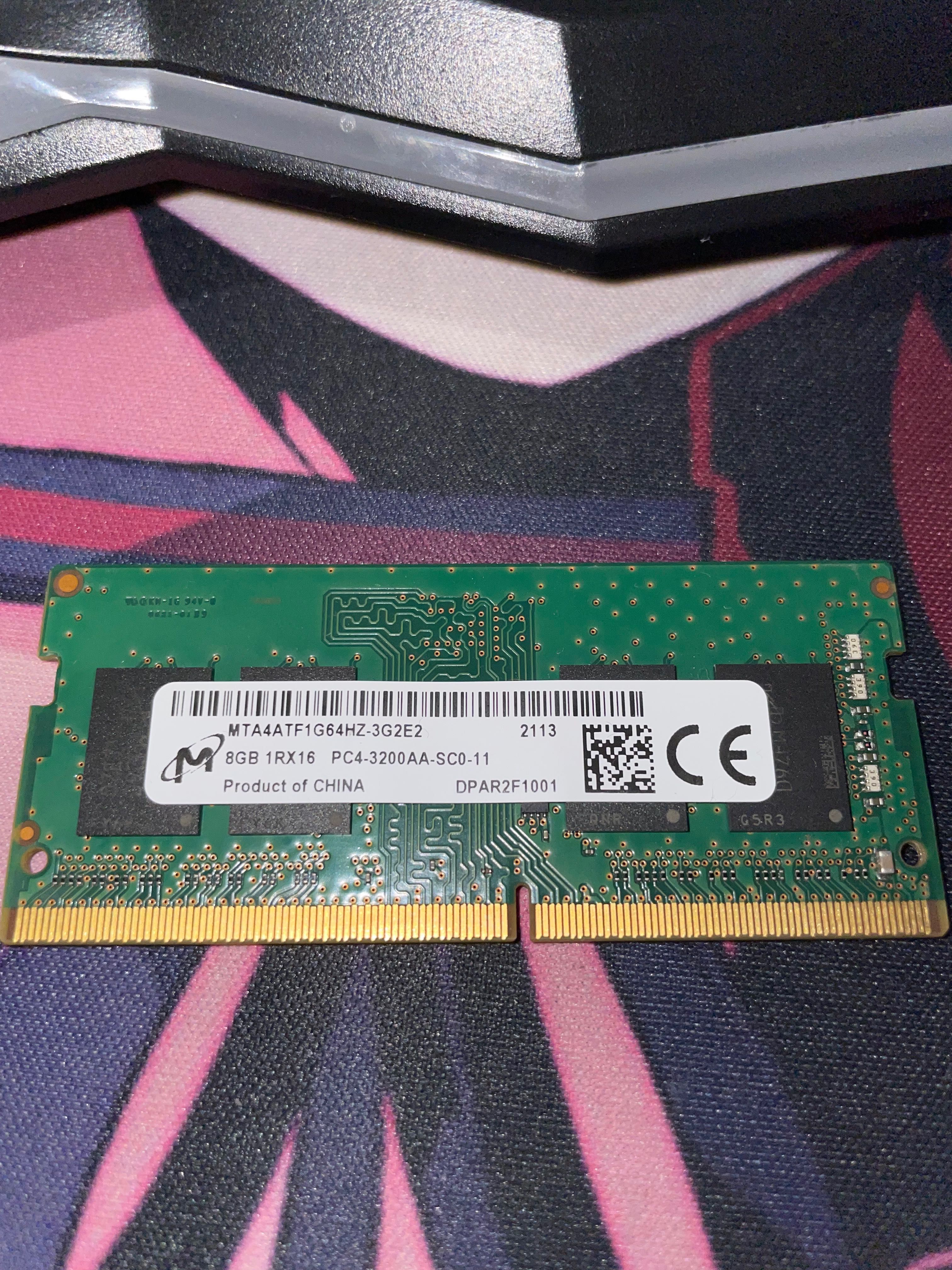 Оперативка для ноутбука 8gb 3200 МГц