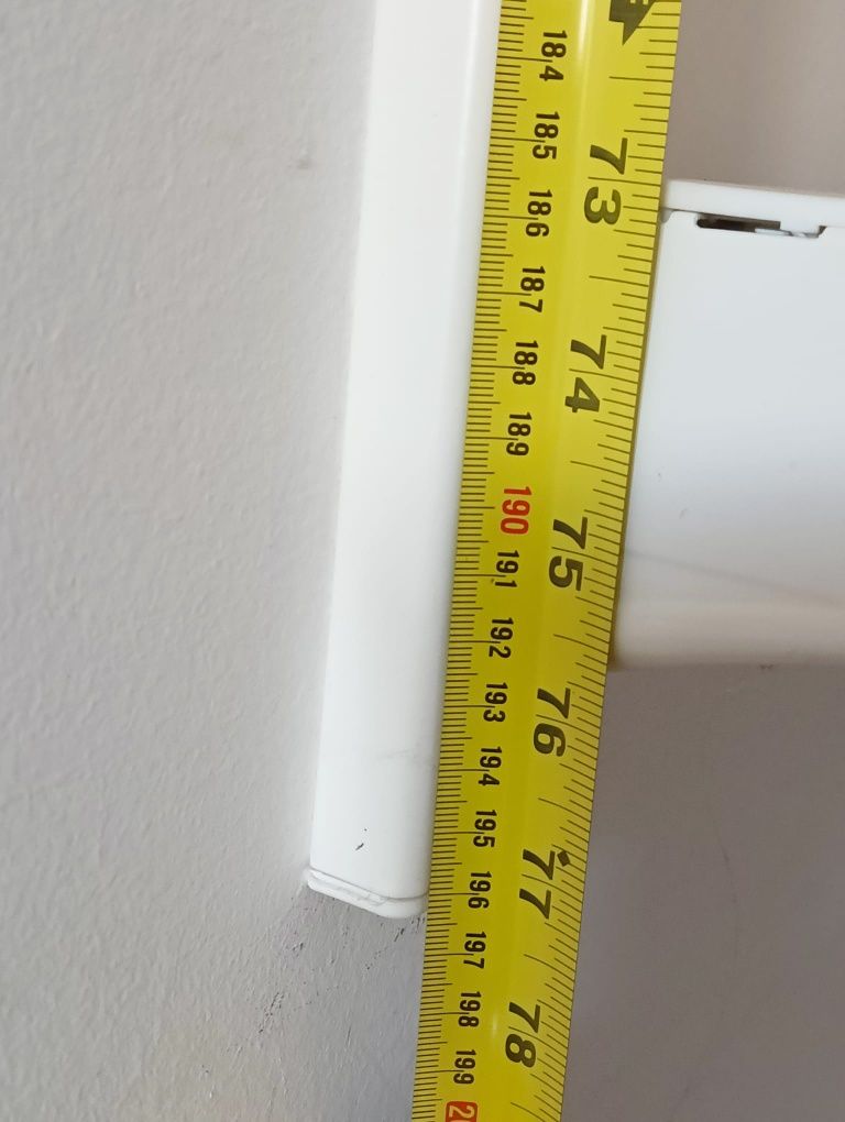 Półki wieszaki szafa wnękowa IKEA Algot