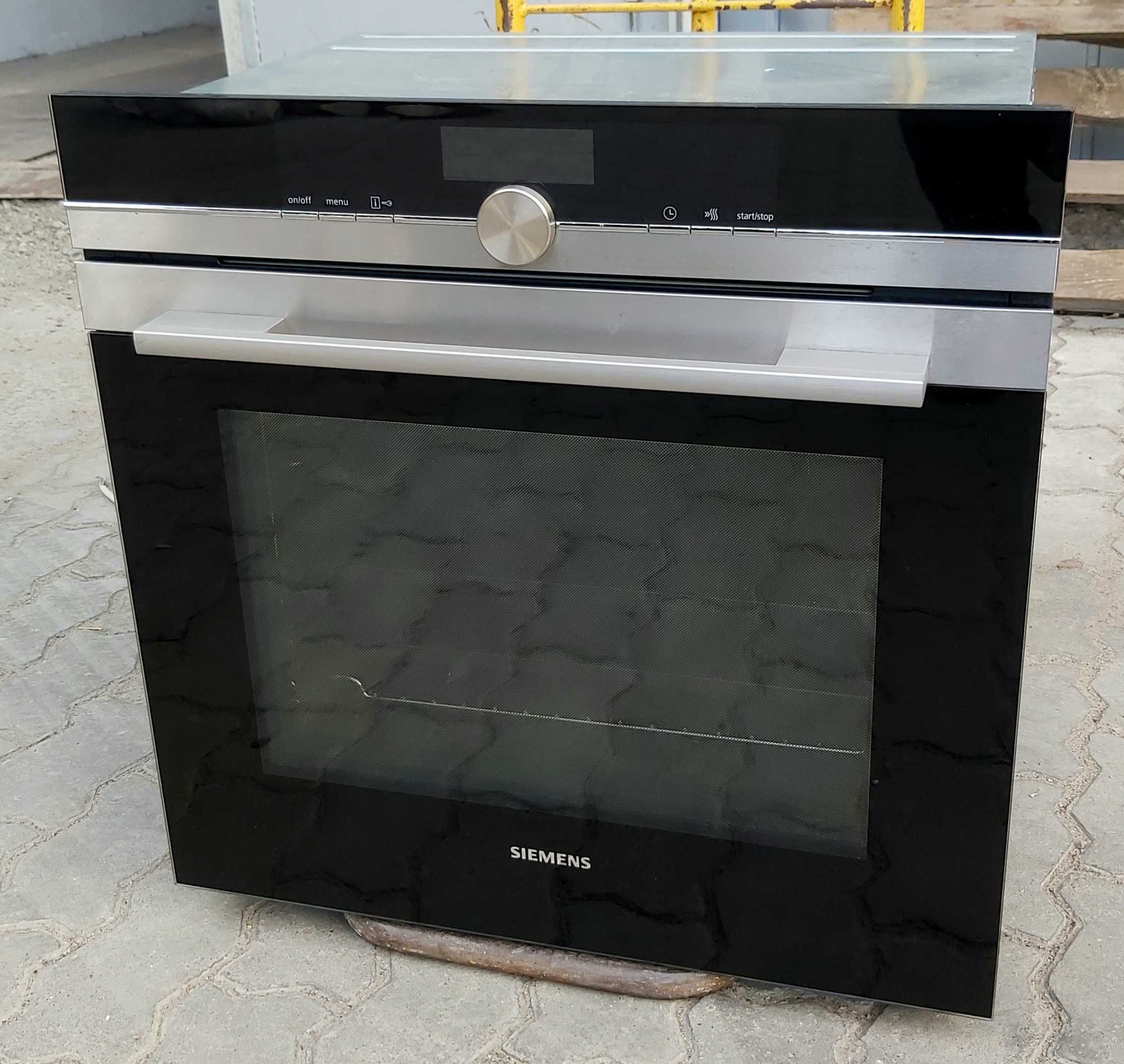 Духовой шкаф Сименс Siemens HB676G0S1 IQ700 с рус укр текстовым меню