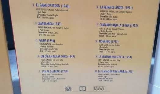 Coleçoes Laserdisc Grande Sucessos do CInema