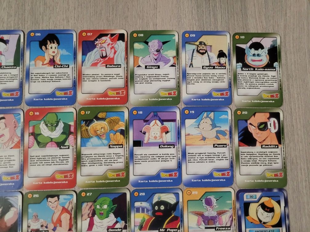 Karty Dragon Ball Chio - 50/50 DBZ kolekcjonerskie