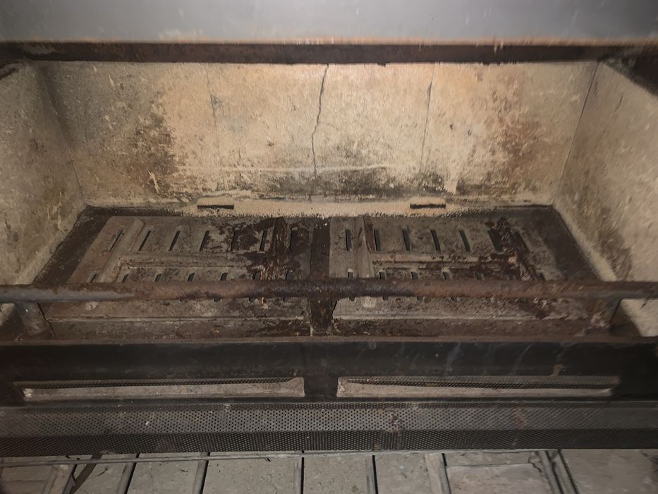 Recuperador a lenha grande: 1 metro de largura e 60