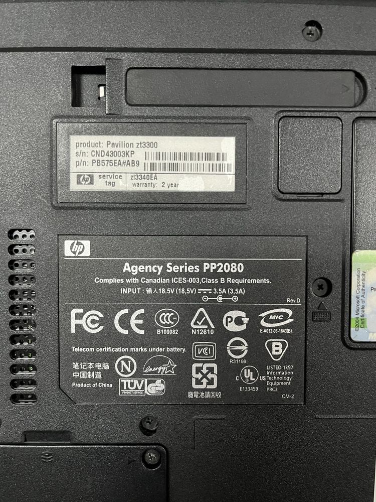 Computador portátil HP