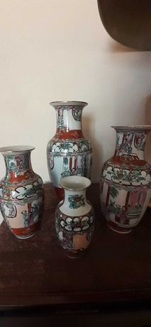 Conjunto de jarras chinesas