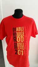 Bluzka 100% bawełna tshirt koszulka Diablo z nadrukiem nowa czerwona
