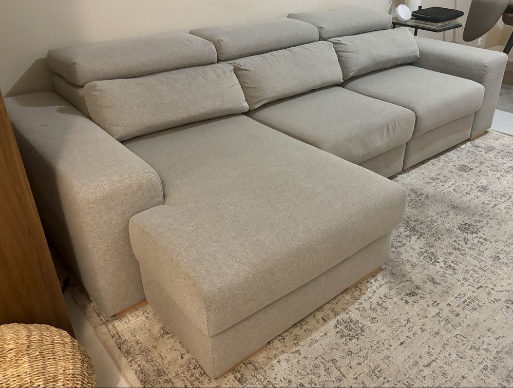 Sofá 3 lugares com chaise longue - ISTABY - IKEA