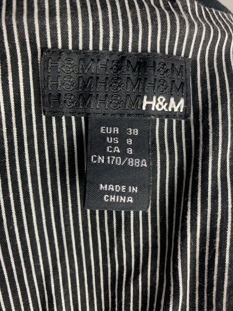 Damska czarna dwurzędowa bosmanka H&M