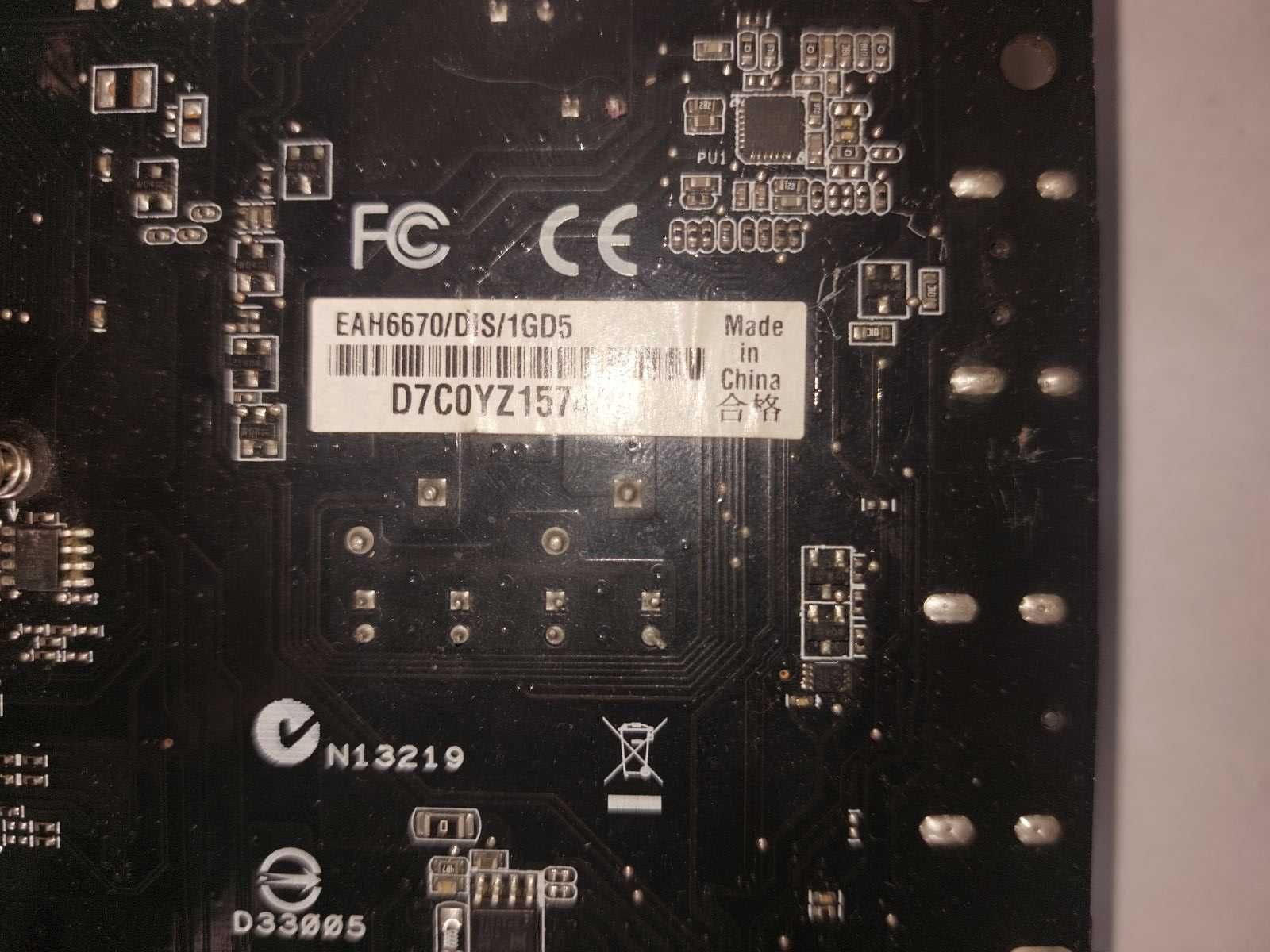 Asus PCI-Ex Radeon HD6670,hD7750 1024MB DDR5 (неробоча )
