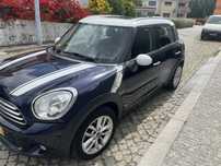 Mini countryman cooper 1.6 gasolina azul/tecto branco