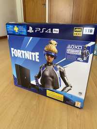 Ps4 pro 4k 1TB ( 2 comandos* 2 jogos e caixa)