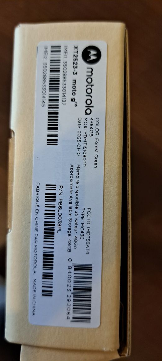 Motorola moto G05 Duo Sim