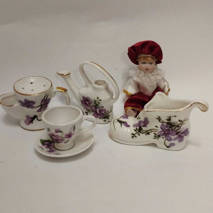 Ляльковий посуд.Лялькові мініатюри.Мініатюрна порцеляна.