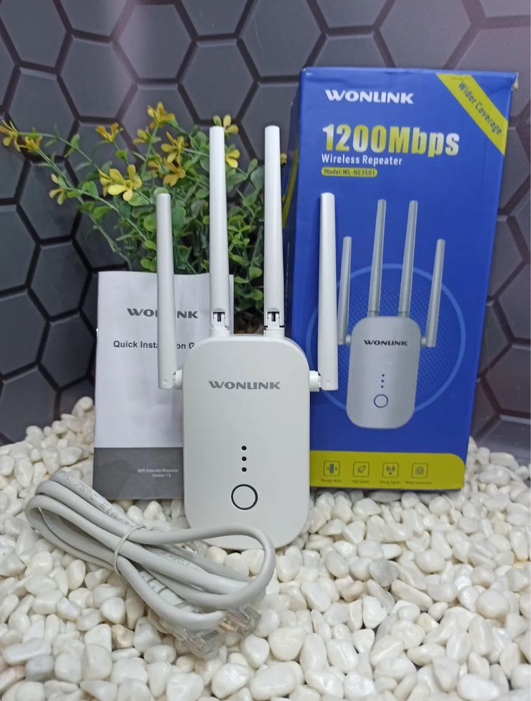 Посилювач Wi-Fi wonlink 1200 mbps wireless repeator wl_ne3501