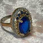 Anel prata banhada a ouro 925 medid,18 m