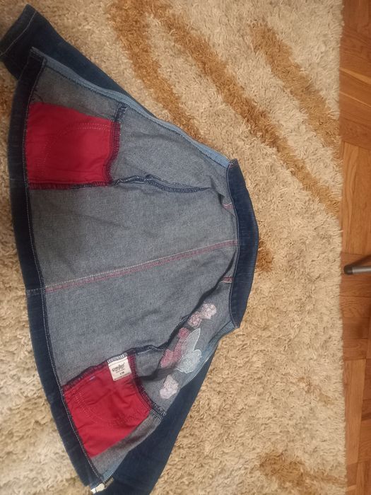 Джинсова куртка для дівчинки