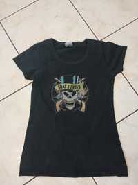 T-shirt czarny Guns XS