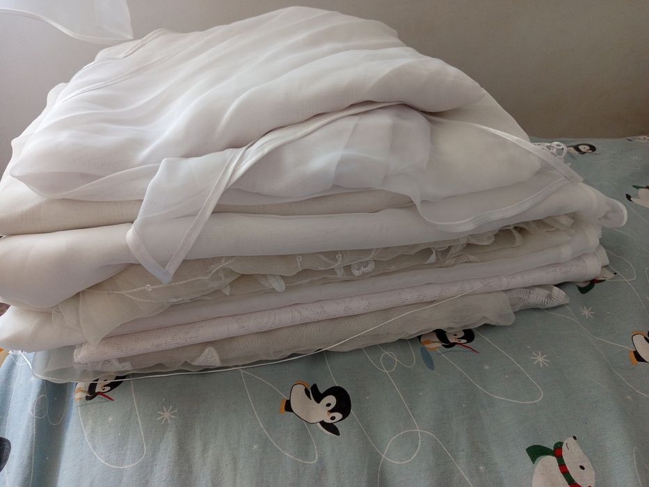 Zestaw firanek różnych