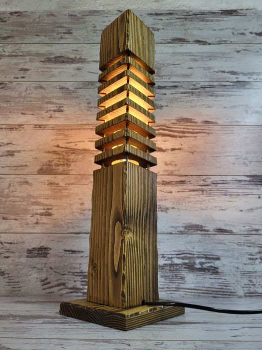 Підлоговий світильник ручної роботи/торшер/світильник з дерева