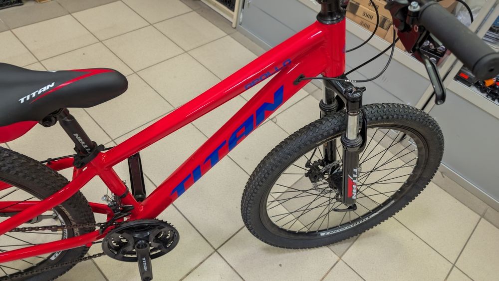 Новый горный велосипед Titan Apollo 24" алюминиевая рама