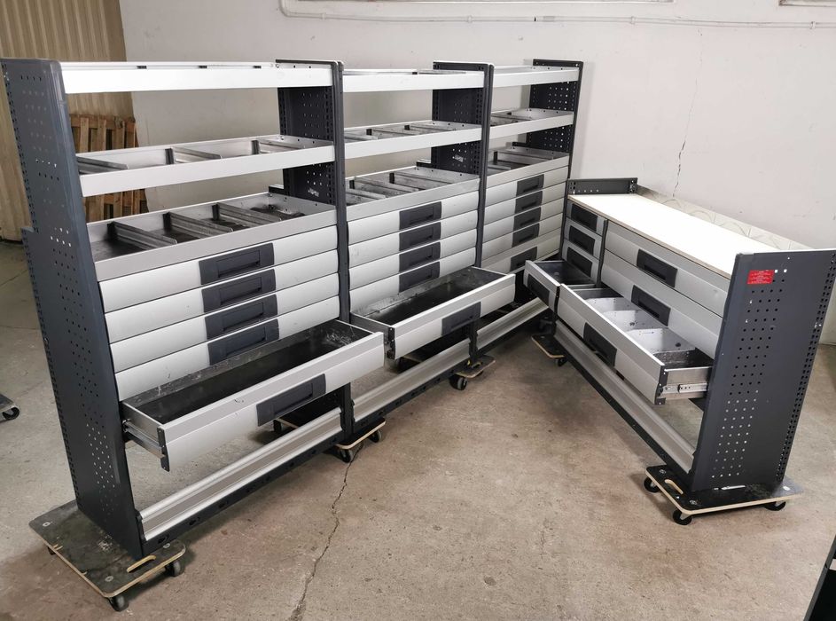 Zabudowa serwisowa warsztatowa CRAFTER SPRINTER TRANSIT MAN TGE IVECO