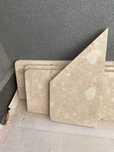 Parapety konglomerat Botticino 2cm. zdemontowane