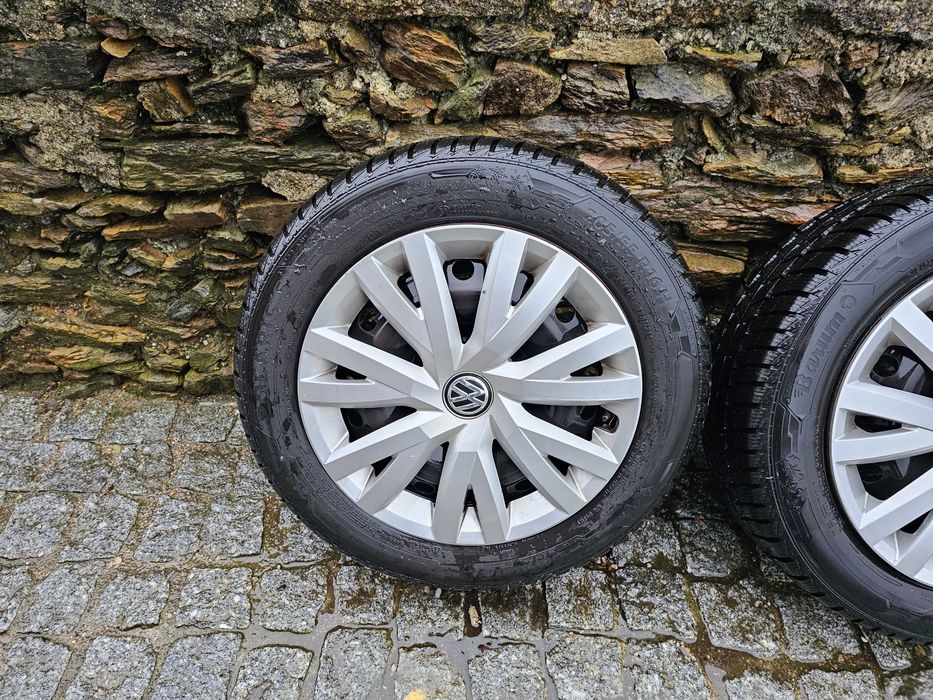 Jantes 16 5×112 Audi Volkswagen VW Seat Skoda Mercedes com pneus 205/5