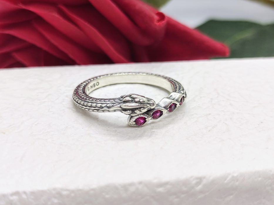 Pierścionek Pandora Gra o Tron smok S925 ALE rozmiar 54