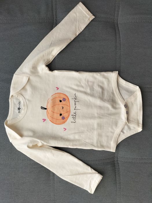 Body, body niemowlęce, wyprawka, bluzka, dynia, halloween, pumpkin,