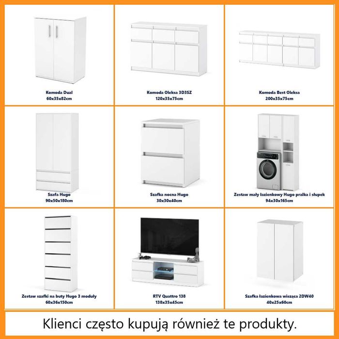 Komoda Kimi Nowoczesna 60cm Z Szufladą Pojemna Szafka Do Sypialni