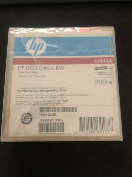 HP LTO-3 Ultrium 800GB RW ««NOVO»»