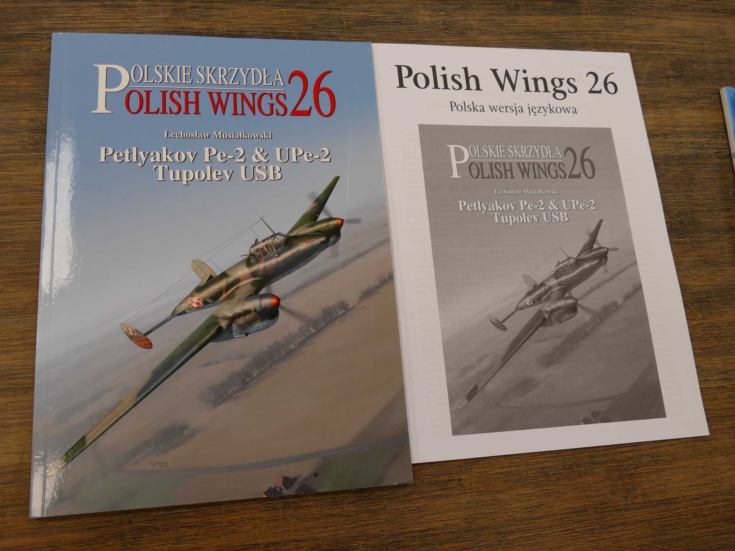 Książka Monografia Polskie Skrzydła 26 Petlyakov Pe-2 & Upe-2 Stratus