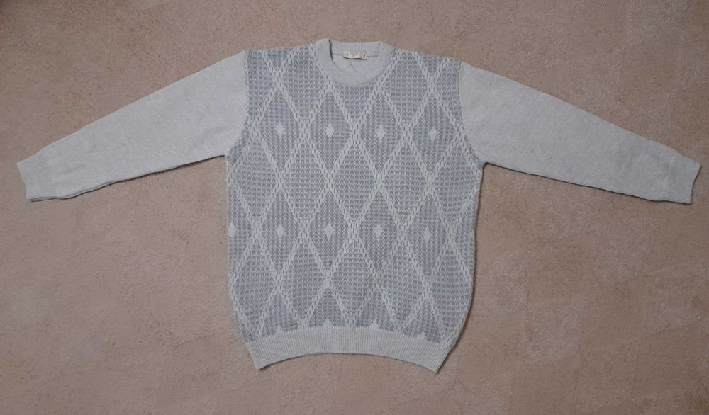 Мужской зимний джемпер свитер Турция р.XXL