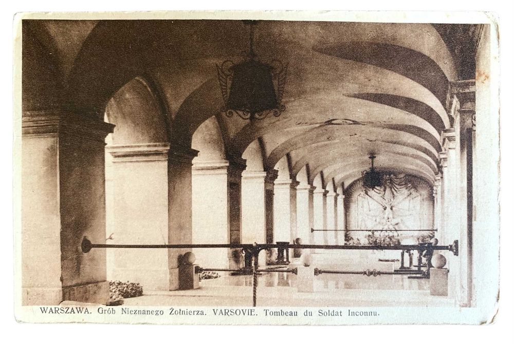Przedwojenne pocztówki. Warszawa. Grób Nieznanego Żołnierza. 2 sztuki