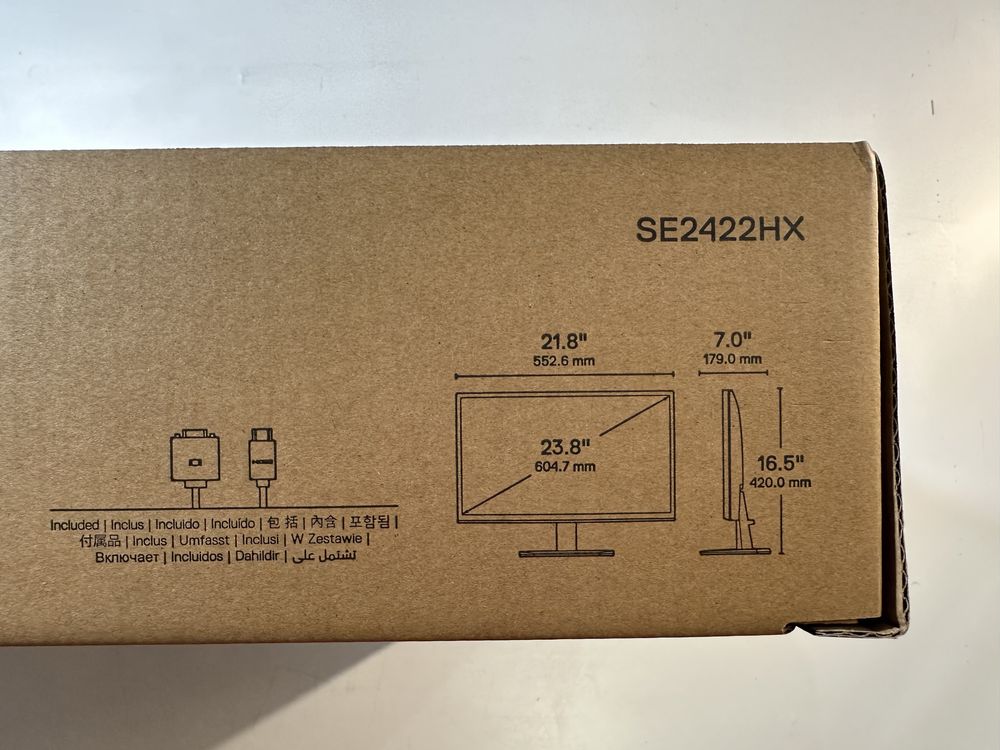 Monitor LCD Dell SE2422HX 23,8 " 1920 x 1080 px IPS / PLS