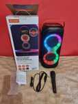 Głośnik bezprzewodowy karaoke z podświetleniem led Hykker 20 W