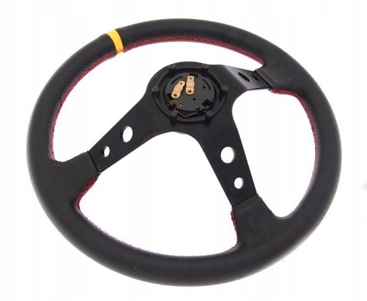 Sportowa kierownica carbon karbon kjs drift momo