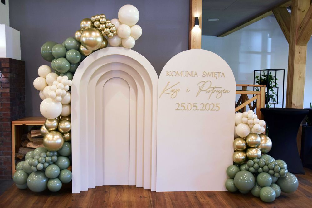 Girlanda Balonowa Ścianka 18 Urodziny Komunia Chrzest Dekoracje Balony