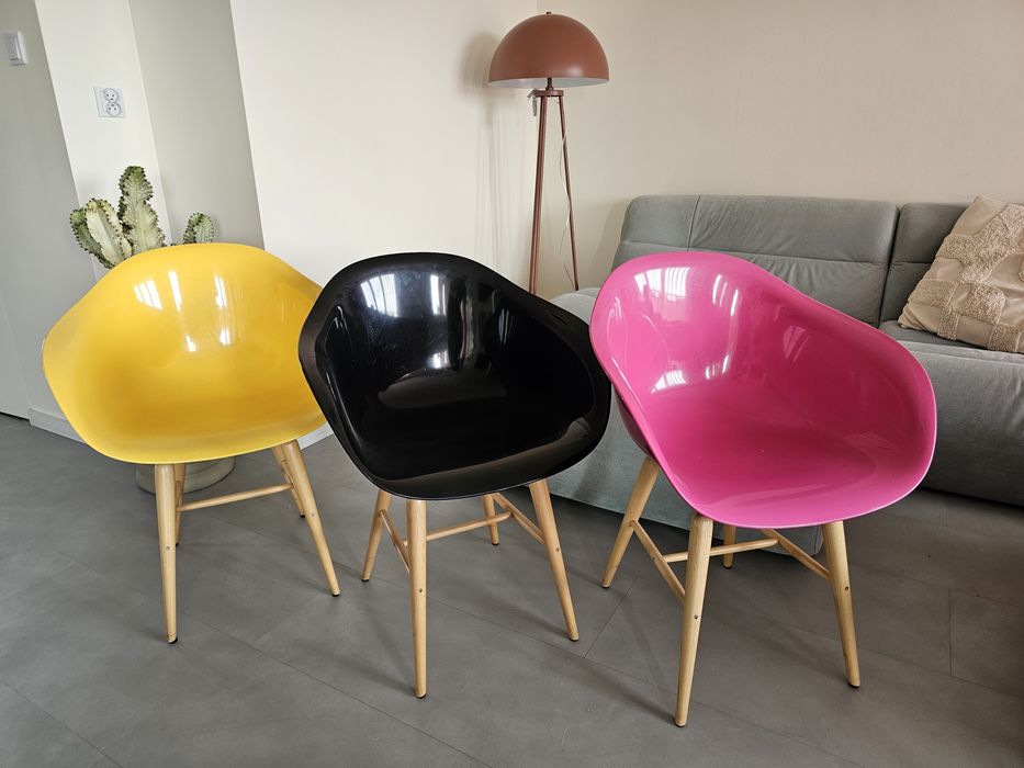 Krzesło kubełkowe z oparciem Kare design