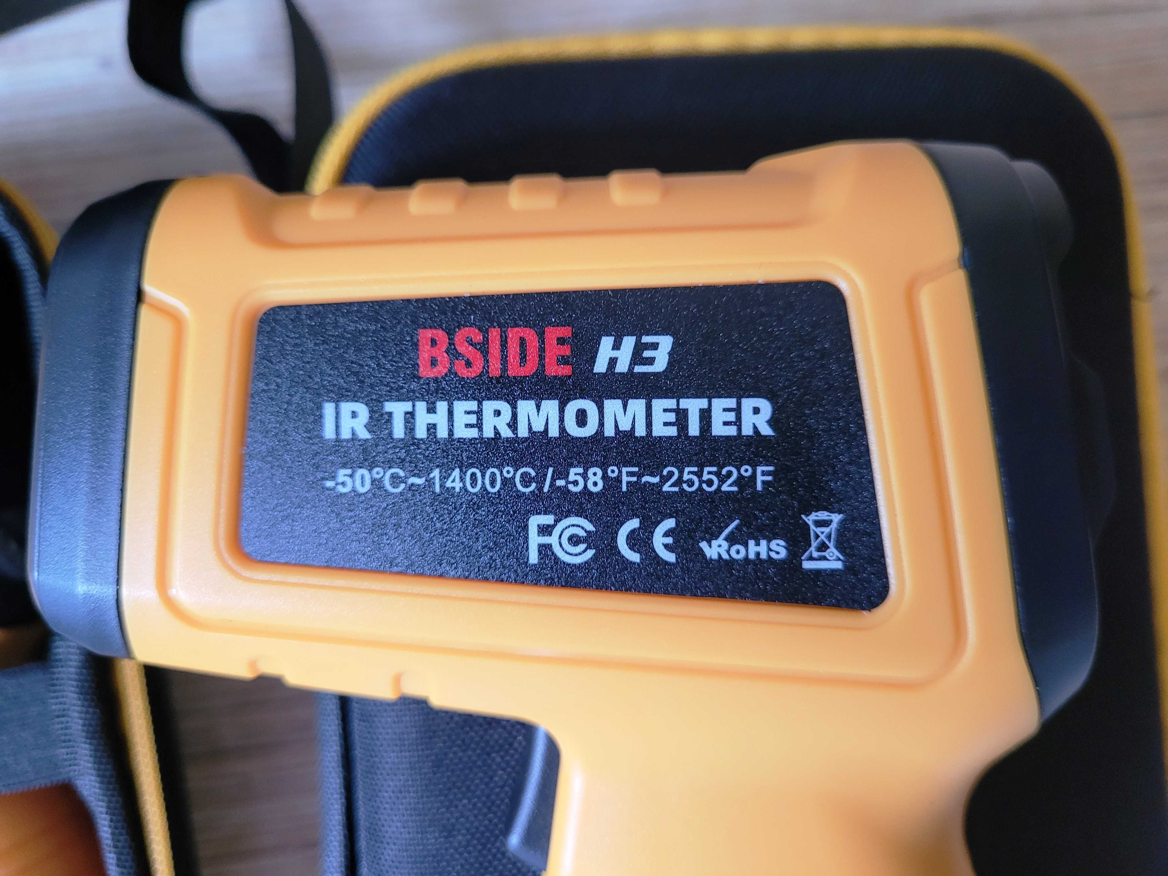 Високотемпературний пірометр BSIDE H3 до 1400°C, термометр + кейс