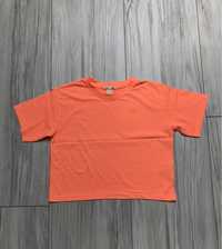 Pomarańczowa koszulka, t-shirt H&M nowa bez metki 146-152, 10-12 lat